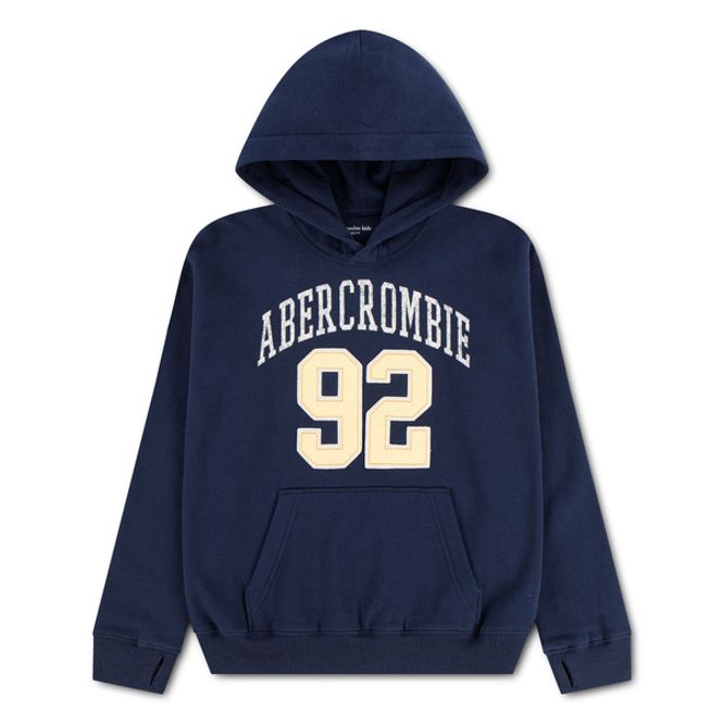 Hovedbilde Abercrombie Hettegenser 92 front print navy ...