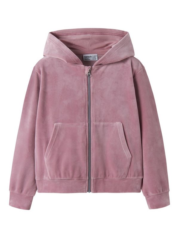Name It Lili velour hettejakke lilas