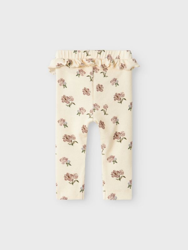 Lil`Atelier Gavo bukse turtledove blomst