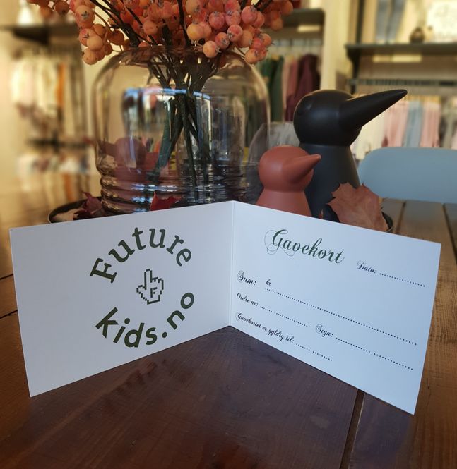 Hovedbilde Gavekort Futurekids