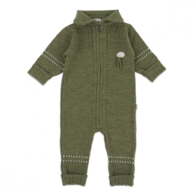 Hovedbilde Lillelam Sparkedress ull classic oliven
