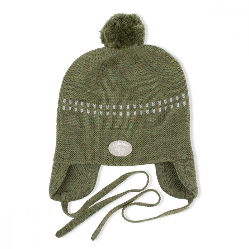 Lillelam Lue ull classic oliven