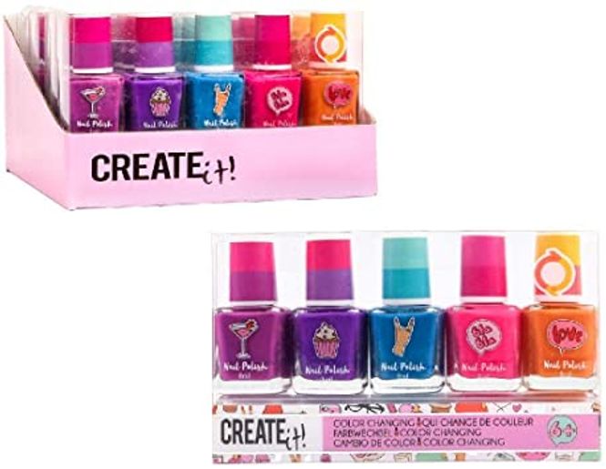 Hovedbilde PK Create It 5pk Neglelakk color change 