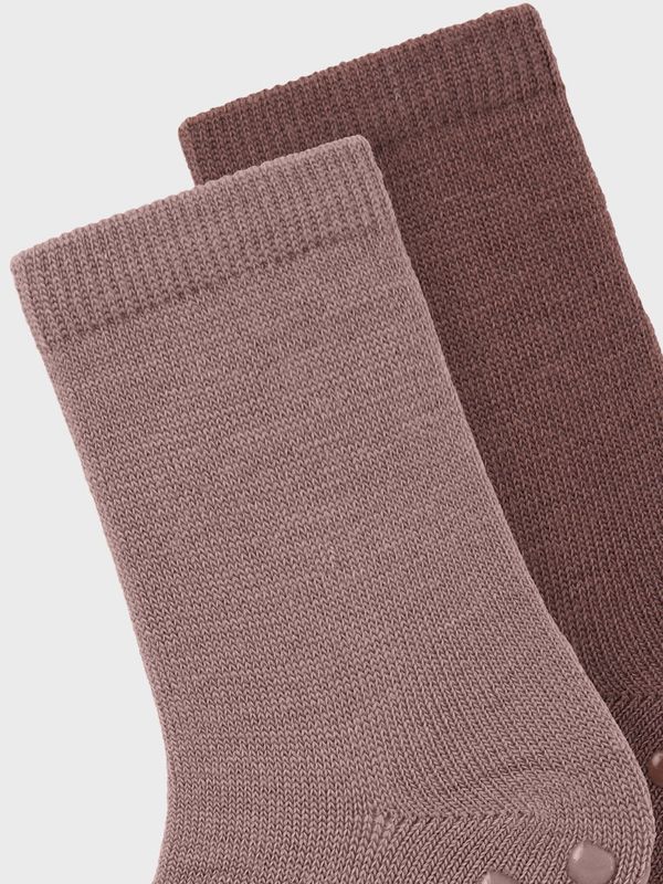 Name It Wak 2pk ull antiskli sokk antler