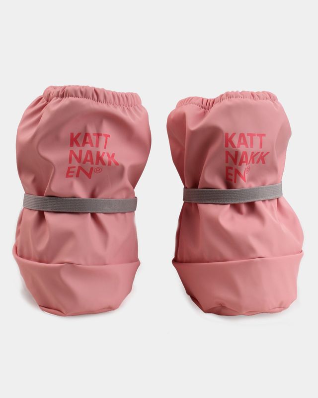 Kattnakken Regnsokker rosa krystall