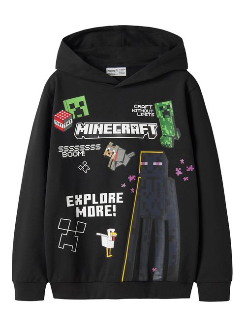 Hovedbilde Name It Minecraft Ju hettegenser black