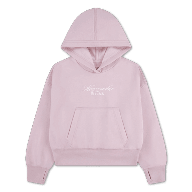 Hovedbilde Abercrombie Hettegenser essential logo white ...