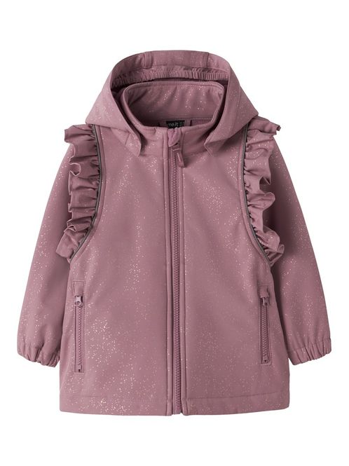 Hovedbilde Name It Alfa softshell jakke frill wistful mauve ...