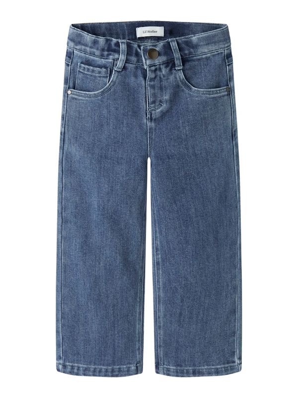 Lil` Atelier Obello wide jeans dark blue denim