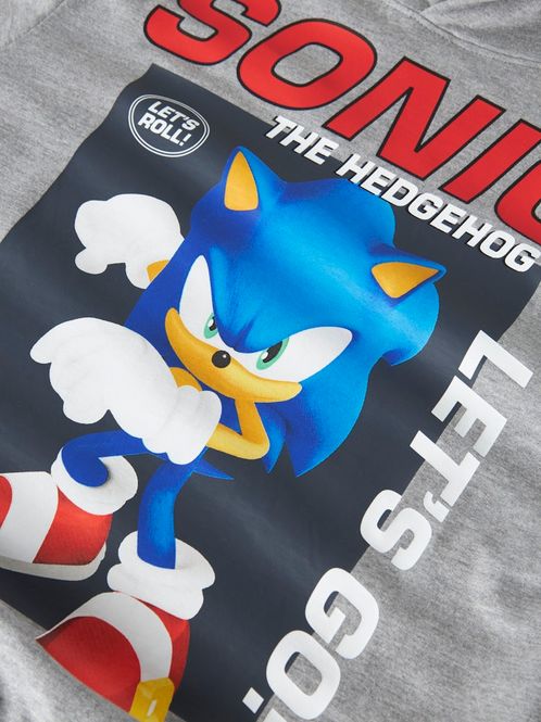 Hovedbilde Name It Sonic Alfe hettegenser grey melange