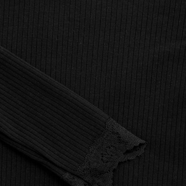 Hovedbilde Creamie Topp rib blonde black