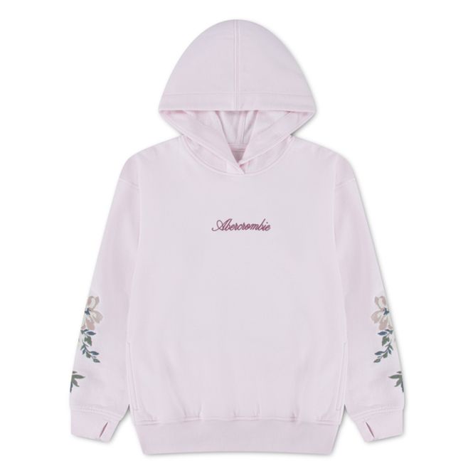Hovedbilde Abercrombie Hettegenser flower emb pink ...