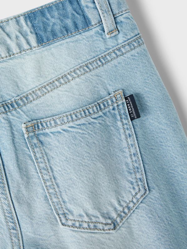 NI Ben baggy/tapered jeans light blue