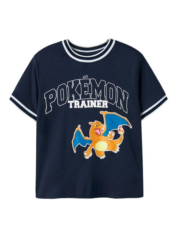 Name It Pokemon Moris poly t-shirt navy blazer