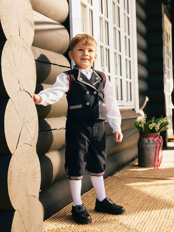 Name It Trump Festdrakt m/skjorte grønn/rød