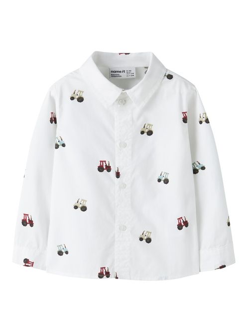 Hovedbilde Name It Ractor skjorte mini bright white