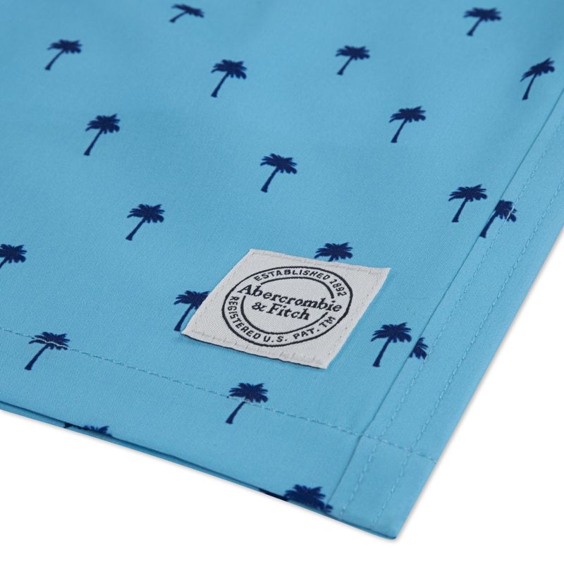 Abercrombie Badeshorts palme sodalite blue
