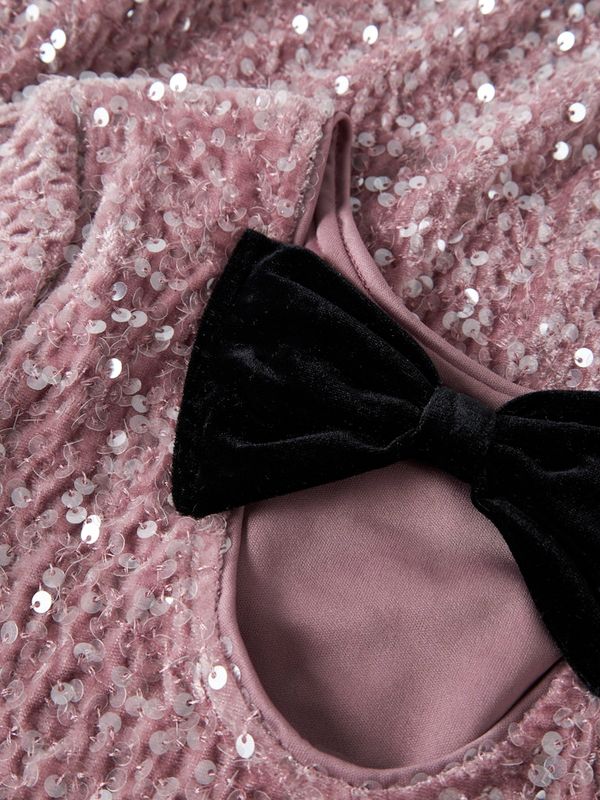 Name It Rusitta kjole paljett keepsake lilac