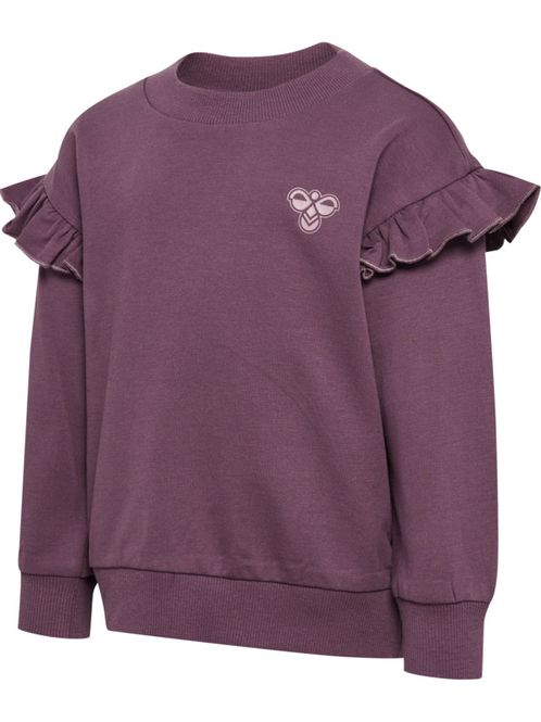 Hovedbilde Hummel mini loose frill genser black plum