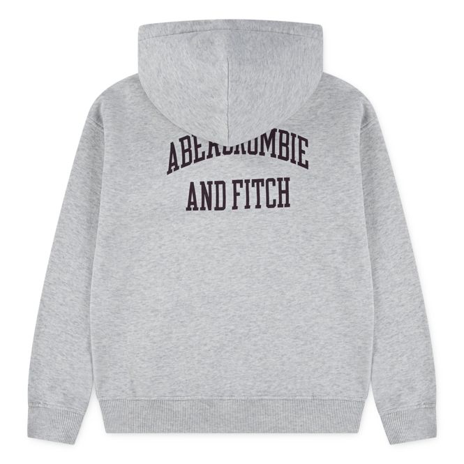 Hovedbilde Abercrombie Hettegenser backprint light grey