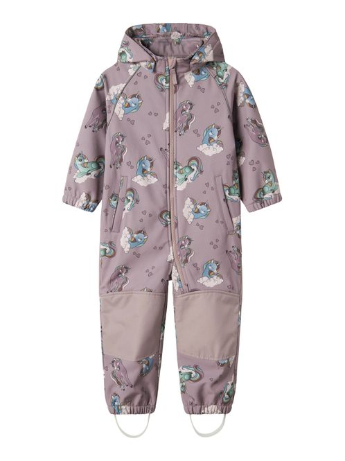 Hovedbilde Name It Alfa softshell dress purple dove unicorns ...