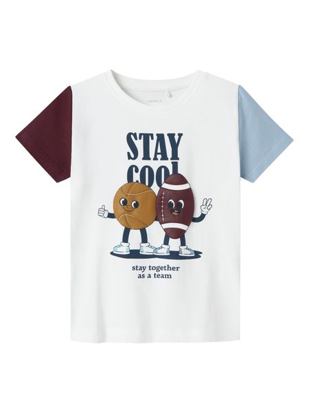 Hovedbilde Name It Kyler t-shirt bright white