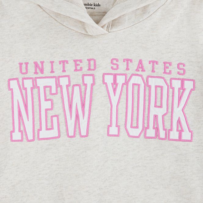 Hovedbilde Abercrombie Hettegenser New York oatmeal