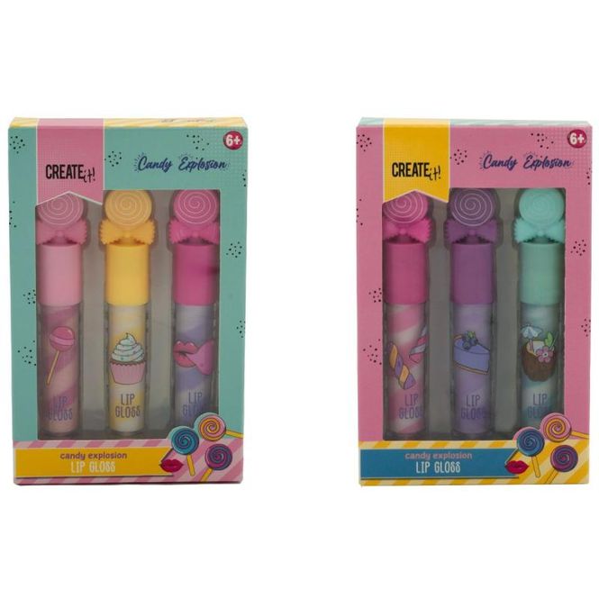Hovedbilde PK Create It 3pk lipgloss candy
