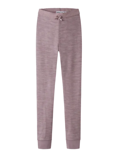 Hovedbilde Name It Wyla kids ull/bambus legging toadstool