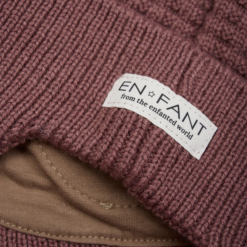 En*Fant Lue ull rose taupe