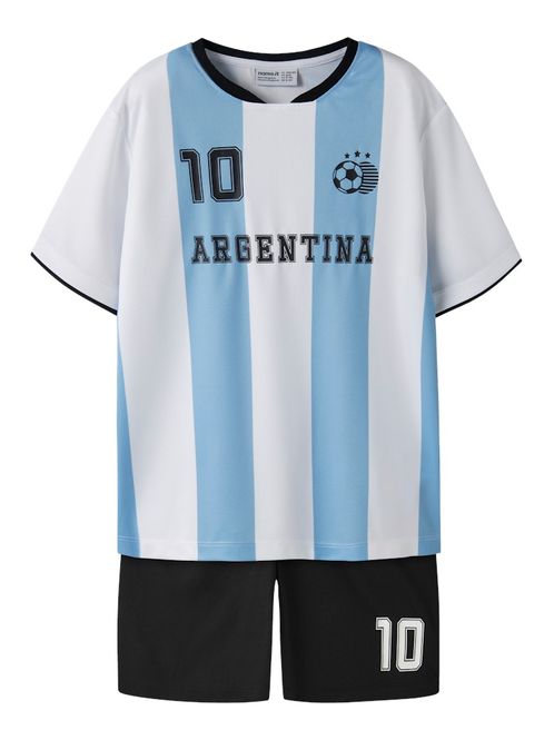 Hovedbilde Name It Hiteam shortssett Argentina black