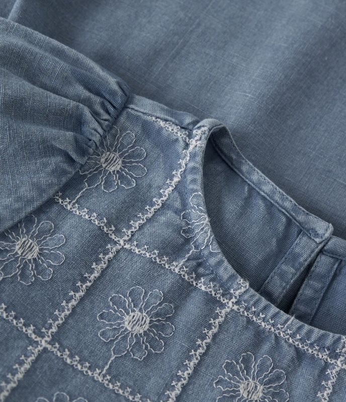 Name It Herta kjole faded denim