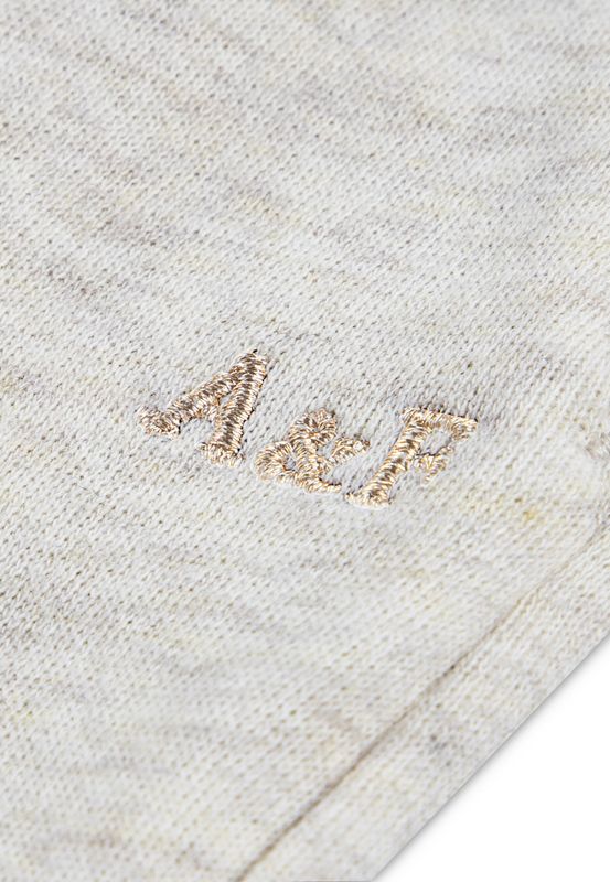 Abercrombie Joggebukse wide oatmeal heather