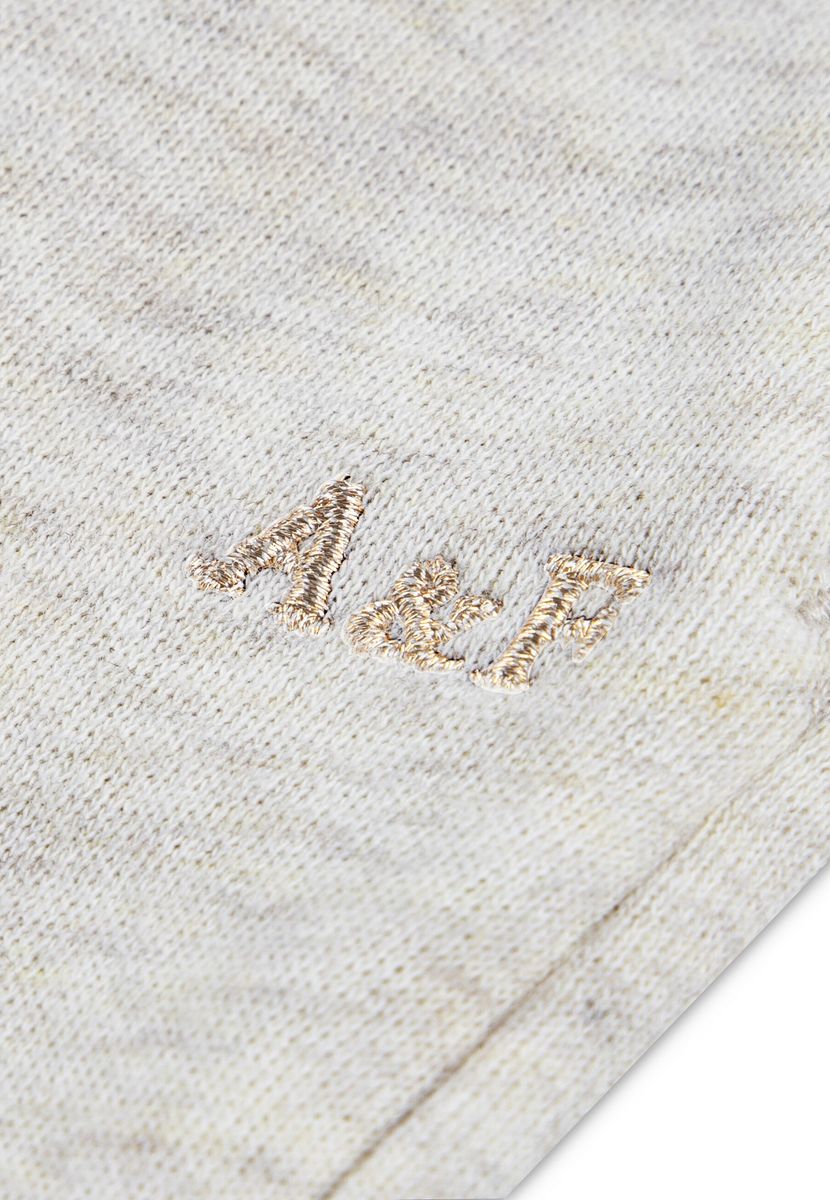 Abercrombie Joggebukse wide oatmeal heather