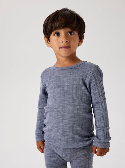Hovedbilde Name It Wang ull topp folkstone gray