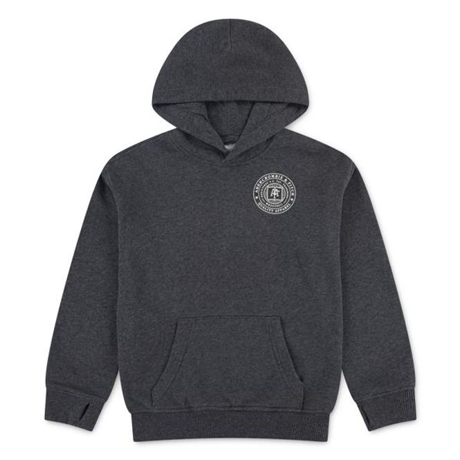 Hovedbilde Abercrombie Hettegenser backprint anthracite 