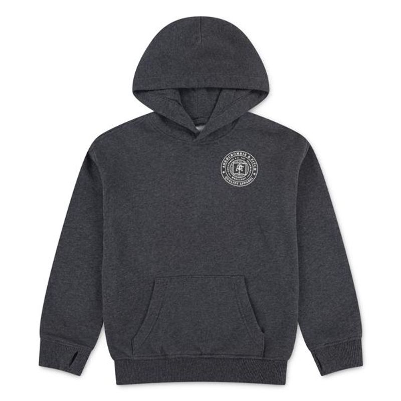 Abercrombie Hettegenser backprint anthracite 