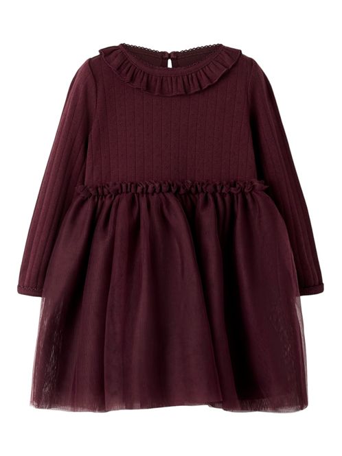 Hovedbilde Lil`Atelier Solange tyll kjole catawba grape