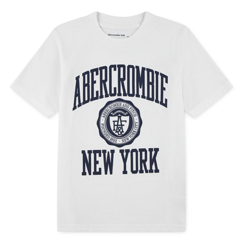 Abercrombie T-shirt New York bright white