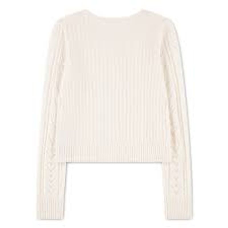 Abercrombie babydoll strikket cardigan jet stream
