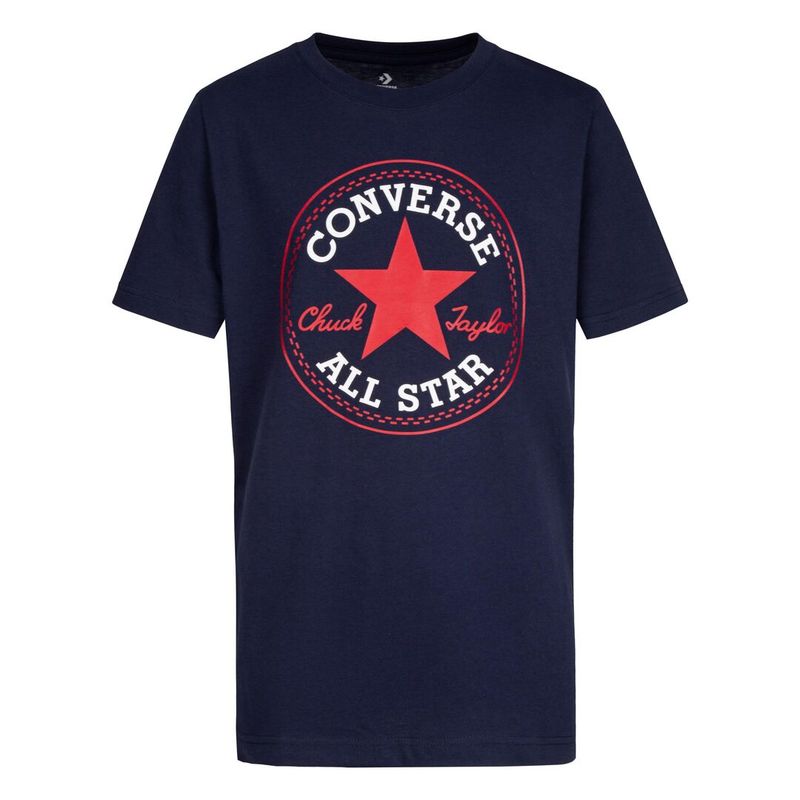 Converse T-shirt patch logo blue