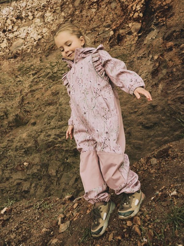 Name It Alfa softshell dress pale mauve rysj