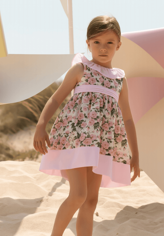 Patachou Kjole pink blomster