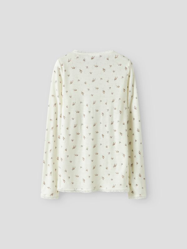 Name It Wang ull topp snow white small flowers 